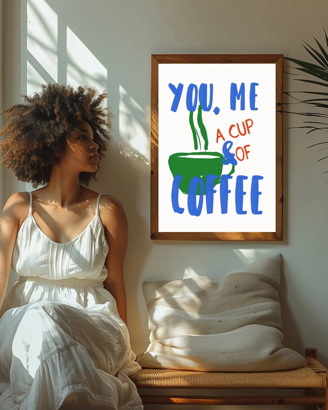 You, me & a cup of coffee Poster