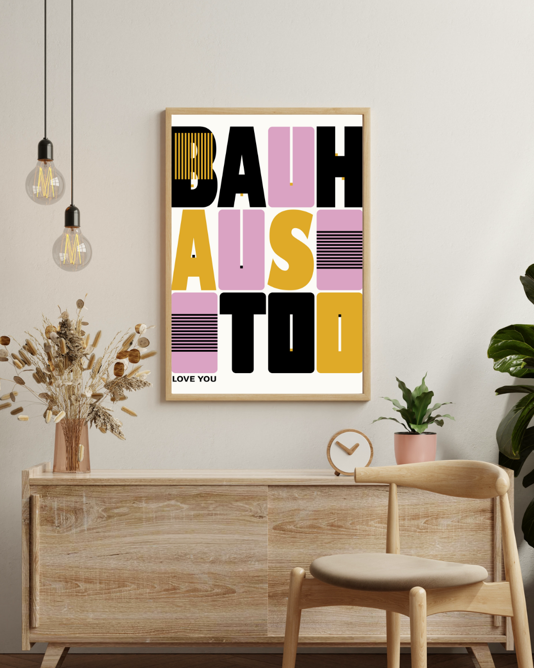 Bauhaus love you Poster