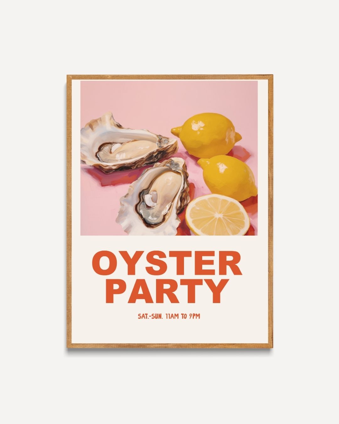 Oyster party Poster 