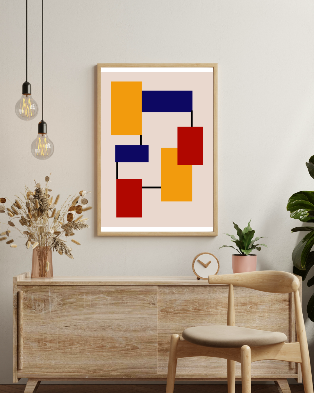 Bauhaus abstract Poster