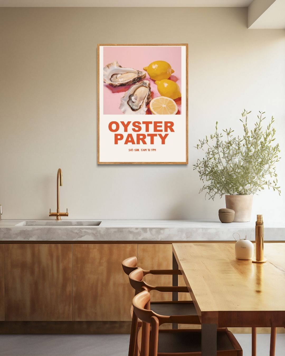 Oyster party Poster