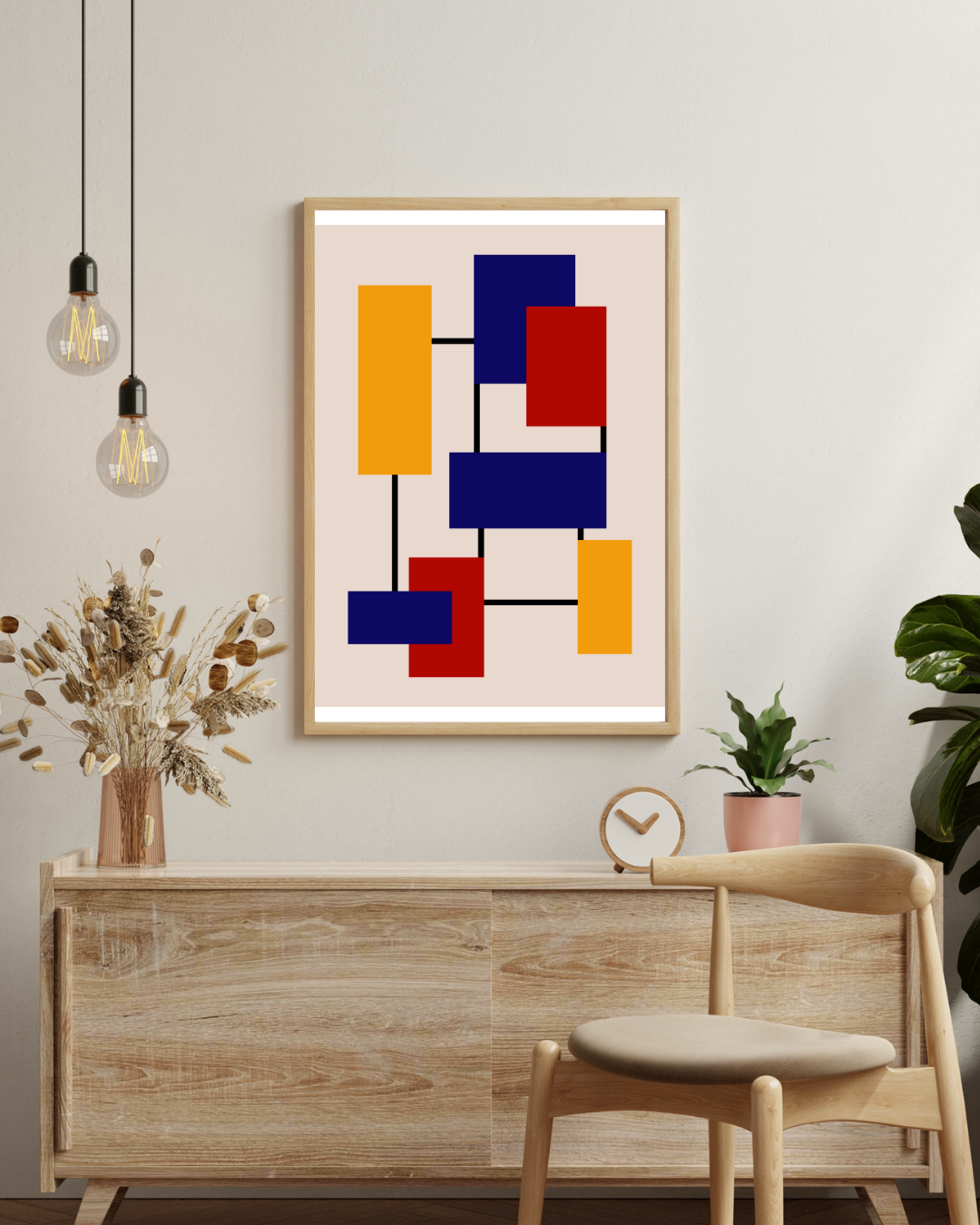 Bauhaus abstract Poster