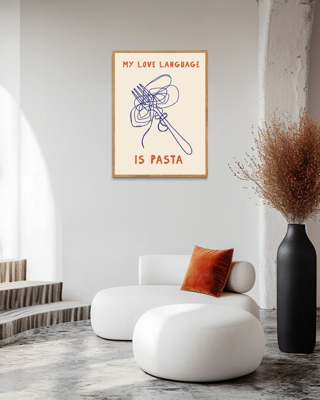 Liebessprache-Pasta-Poster 