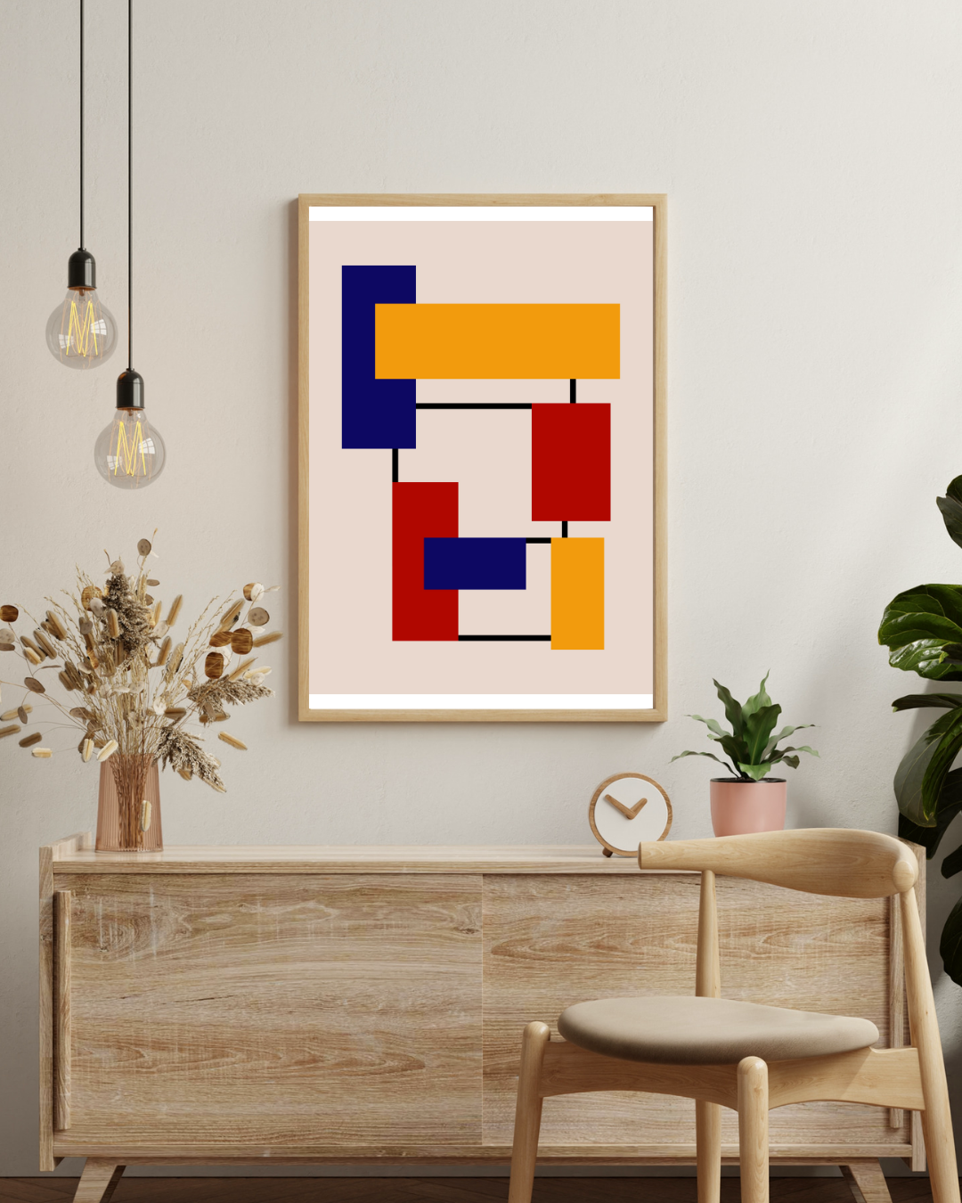 Bauhaus abstract Poster