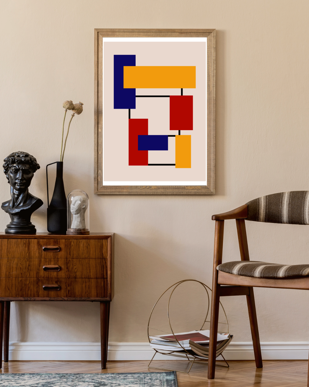 Bauhaus abstract Poster