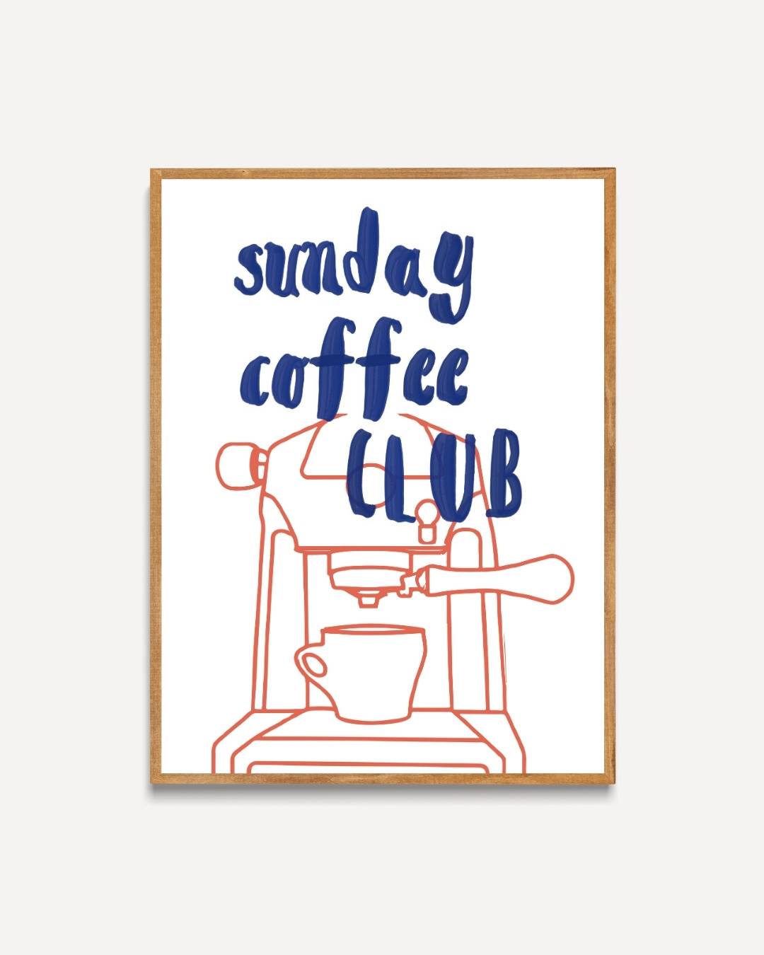 Sunday coffee club Poster