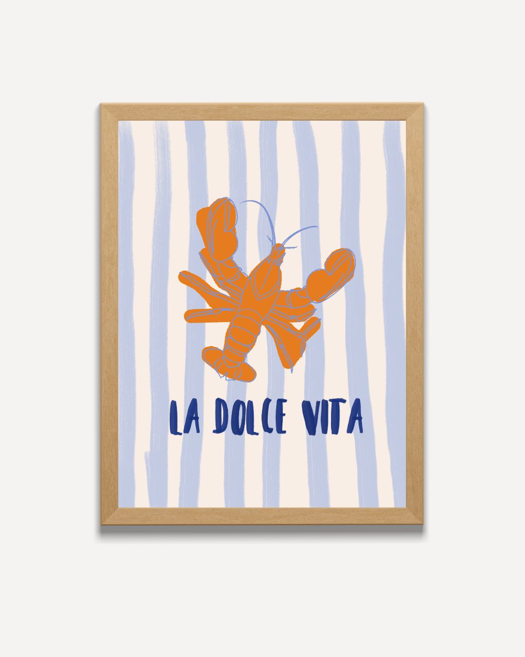 La Dolce Vita Lobster Poster