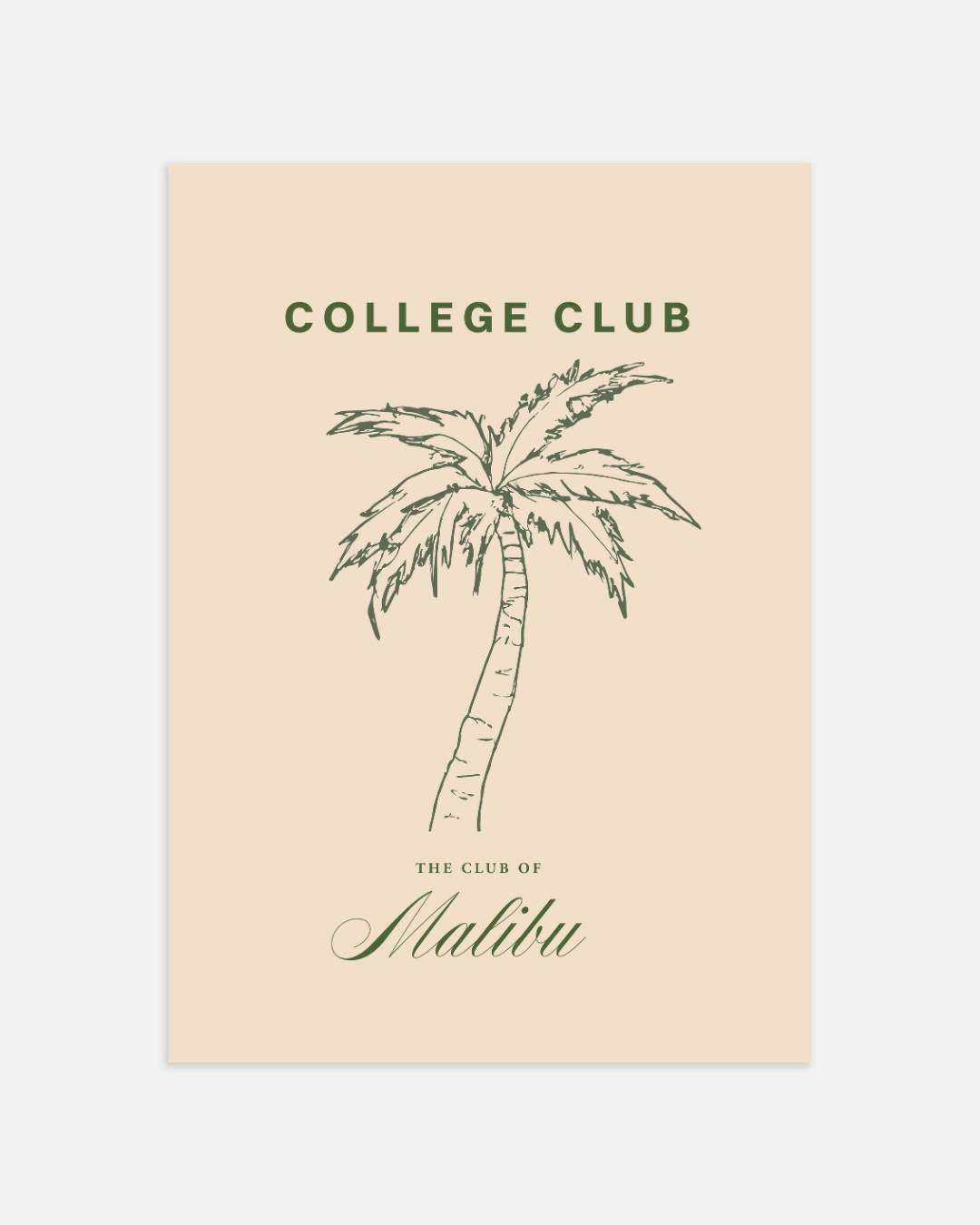 The club of malibu Poster