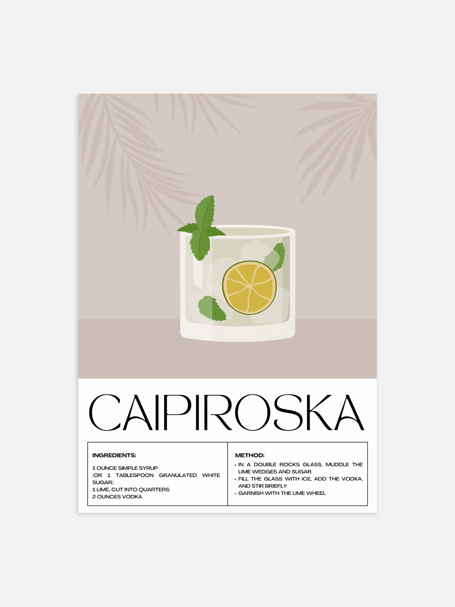 Caipiroska-Poster