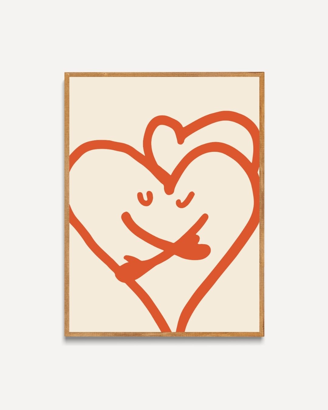 Embracing Heart Poster 