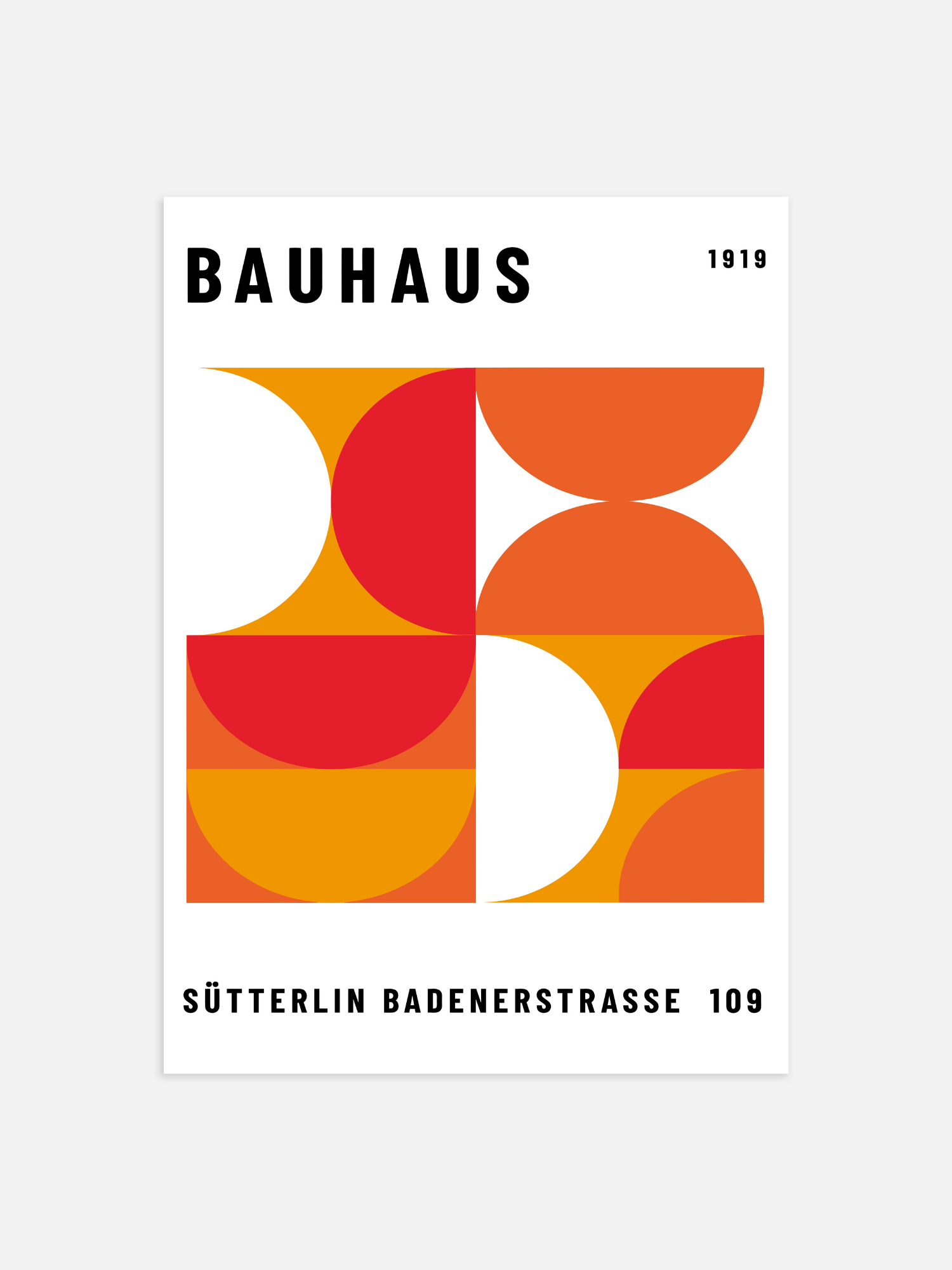 Bauhaus badenerstrasse Poster