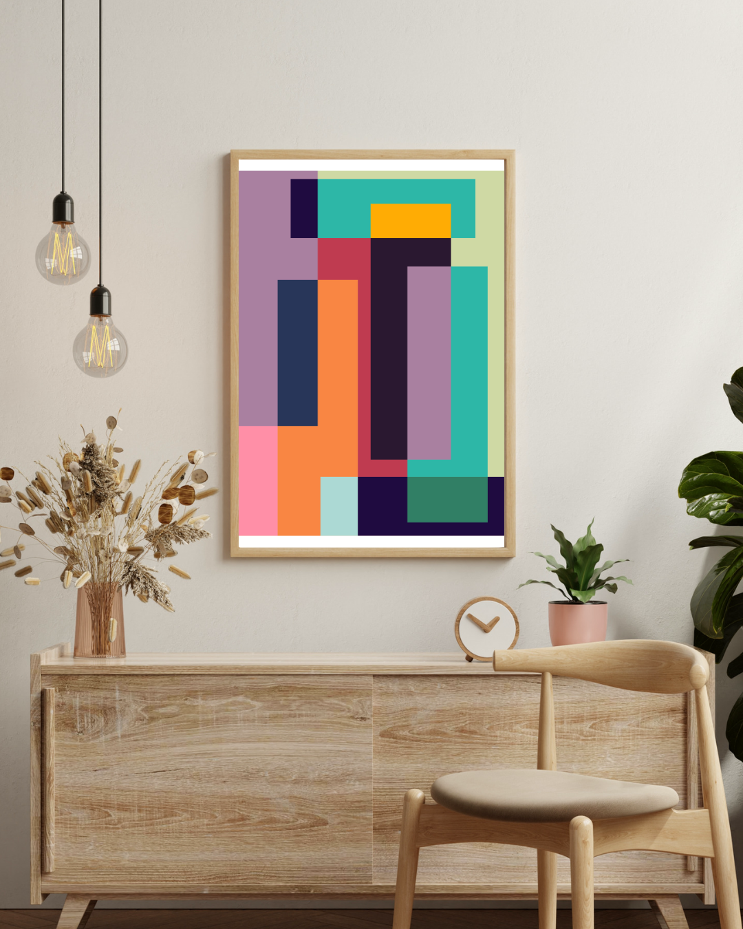 Bauhaus modern stijl Poster