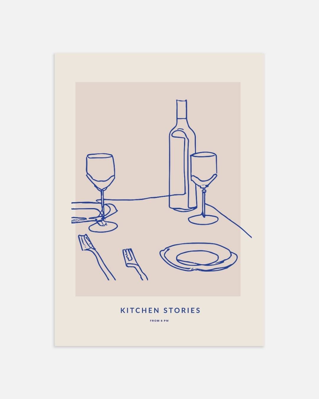 Kitchen stories wine & dining Poster