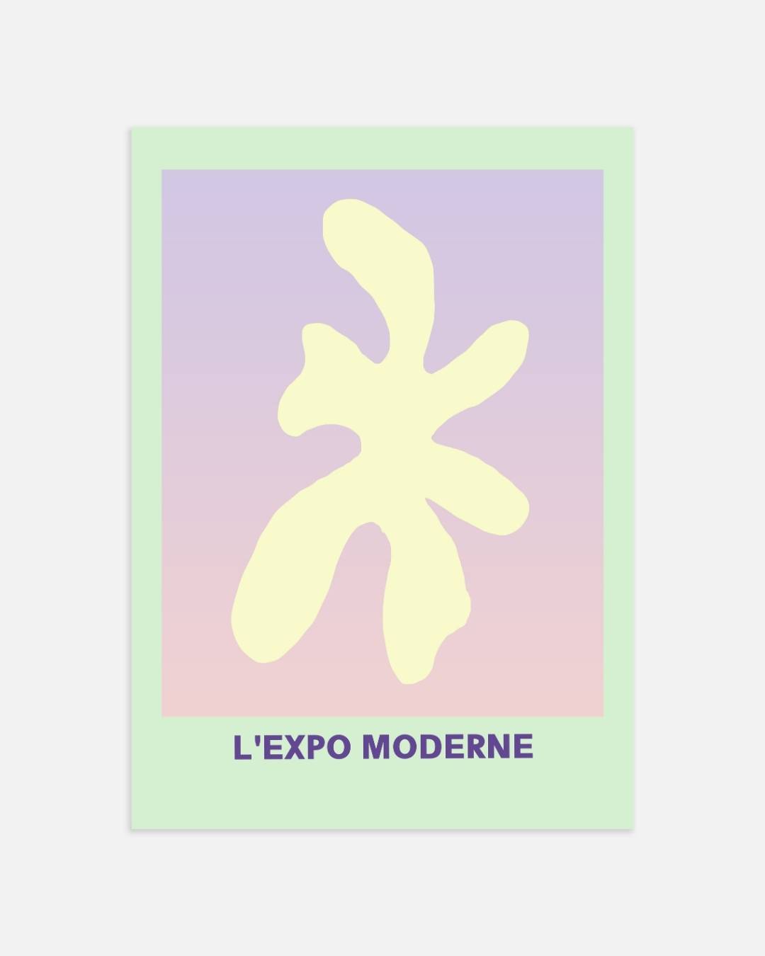 L'Expo Moderne Gradient Poster