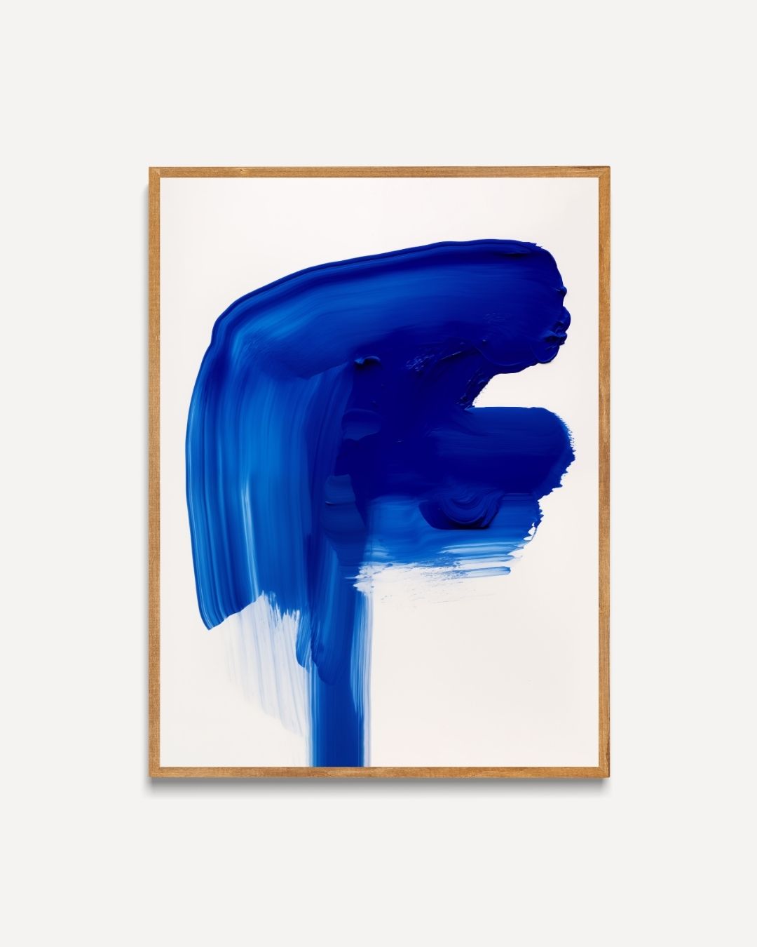 Abstract Blue Poster 