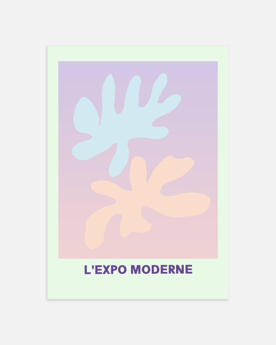 L'Expo Moderne Pastel Poster