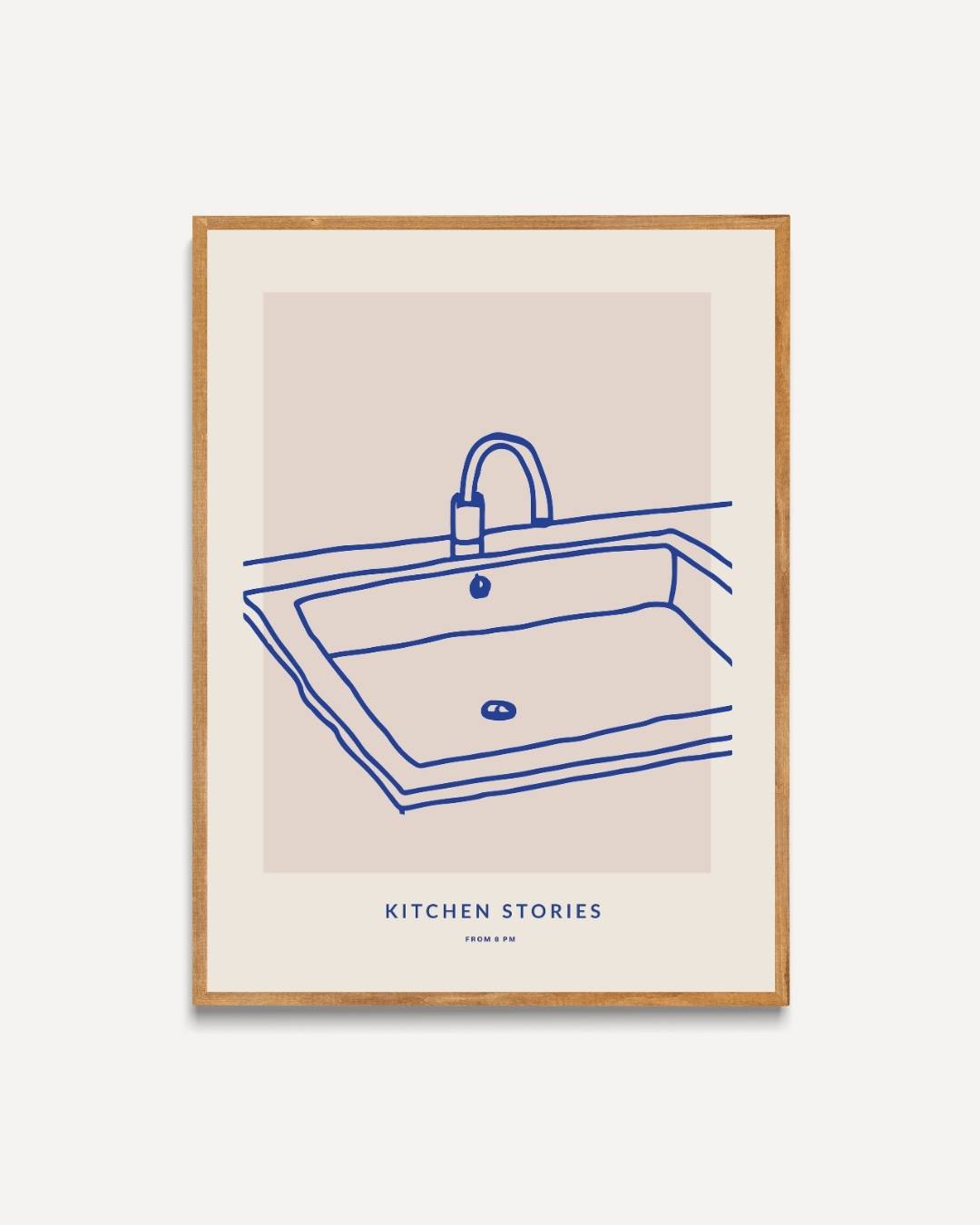 Kitchen stories wastafel Poster