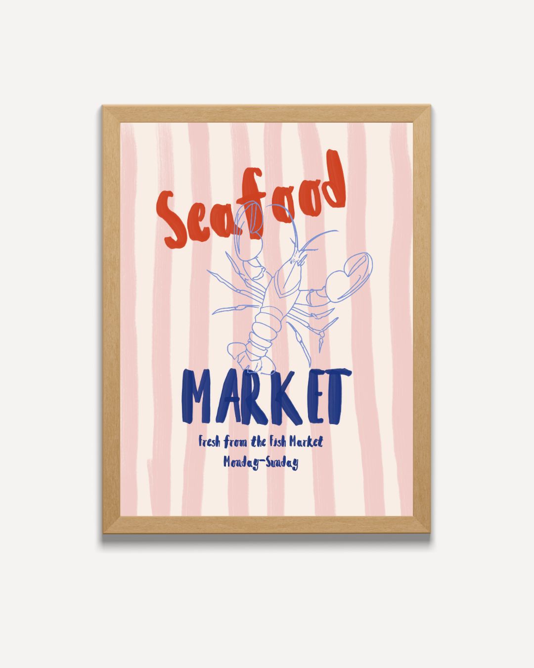 Seafood Market Poster