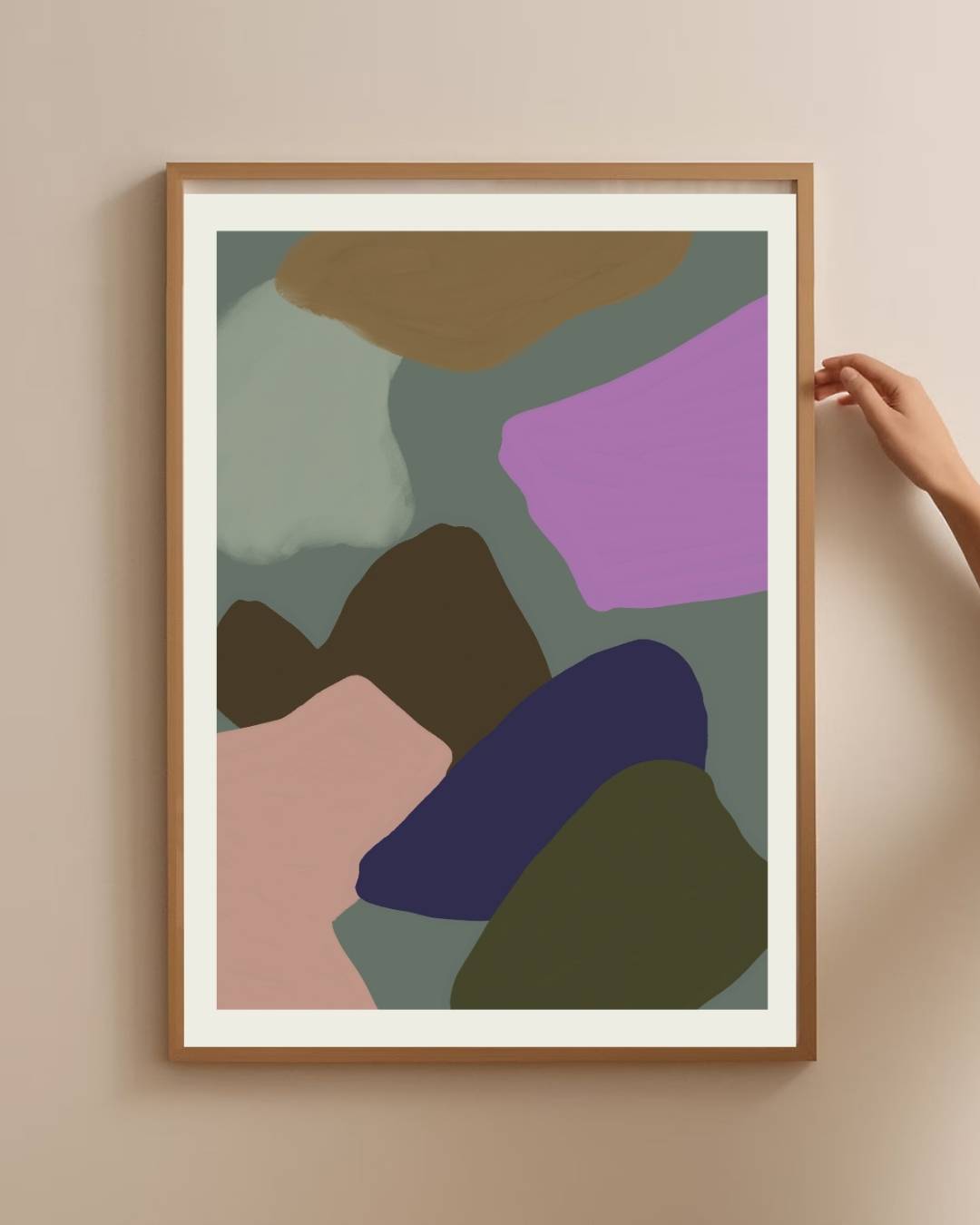 Abstracte compositie Poster