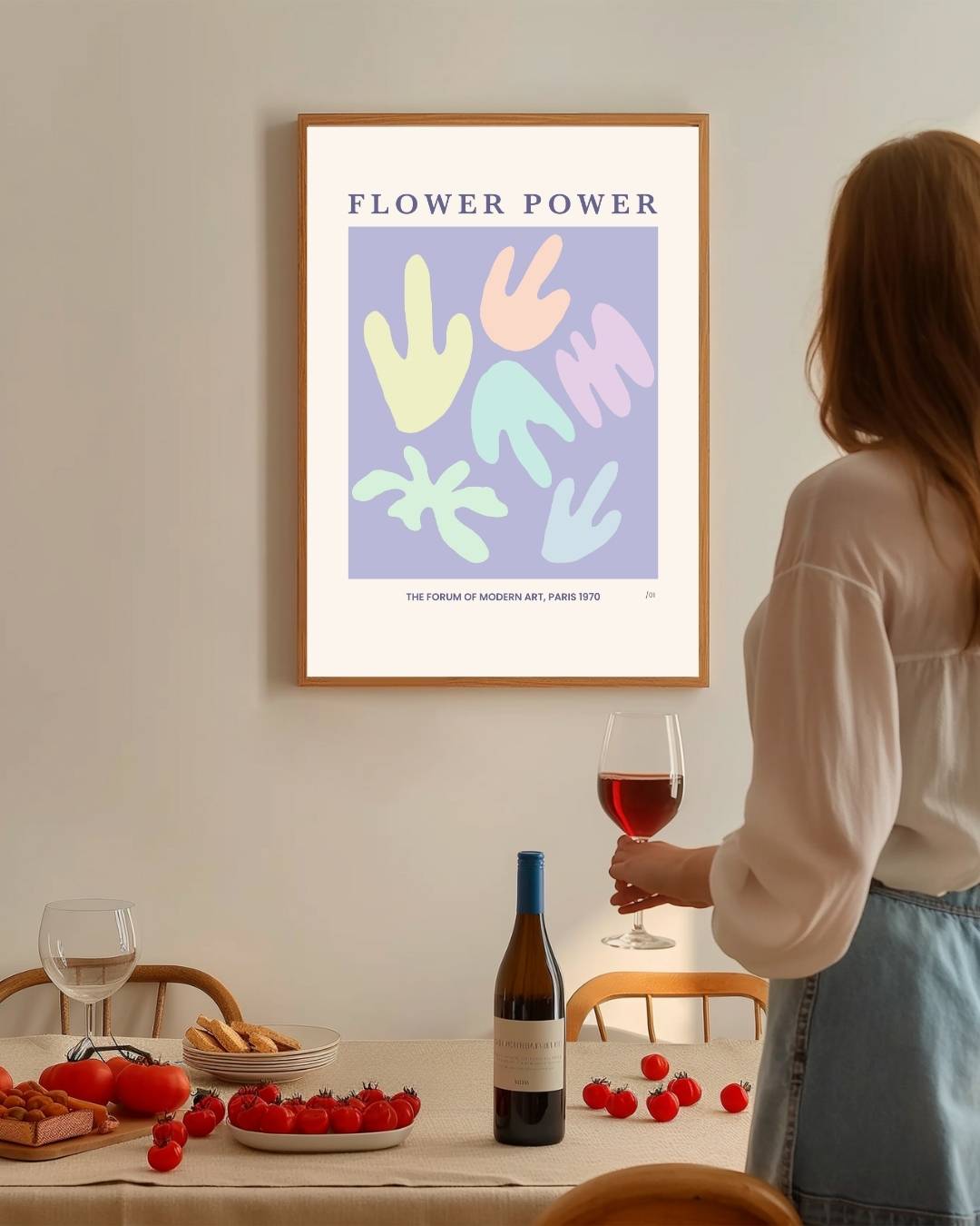 Flower Power Pastel Poster