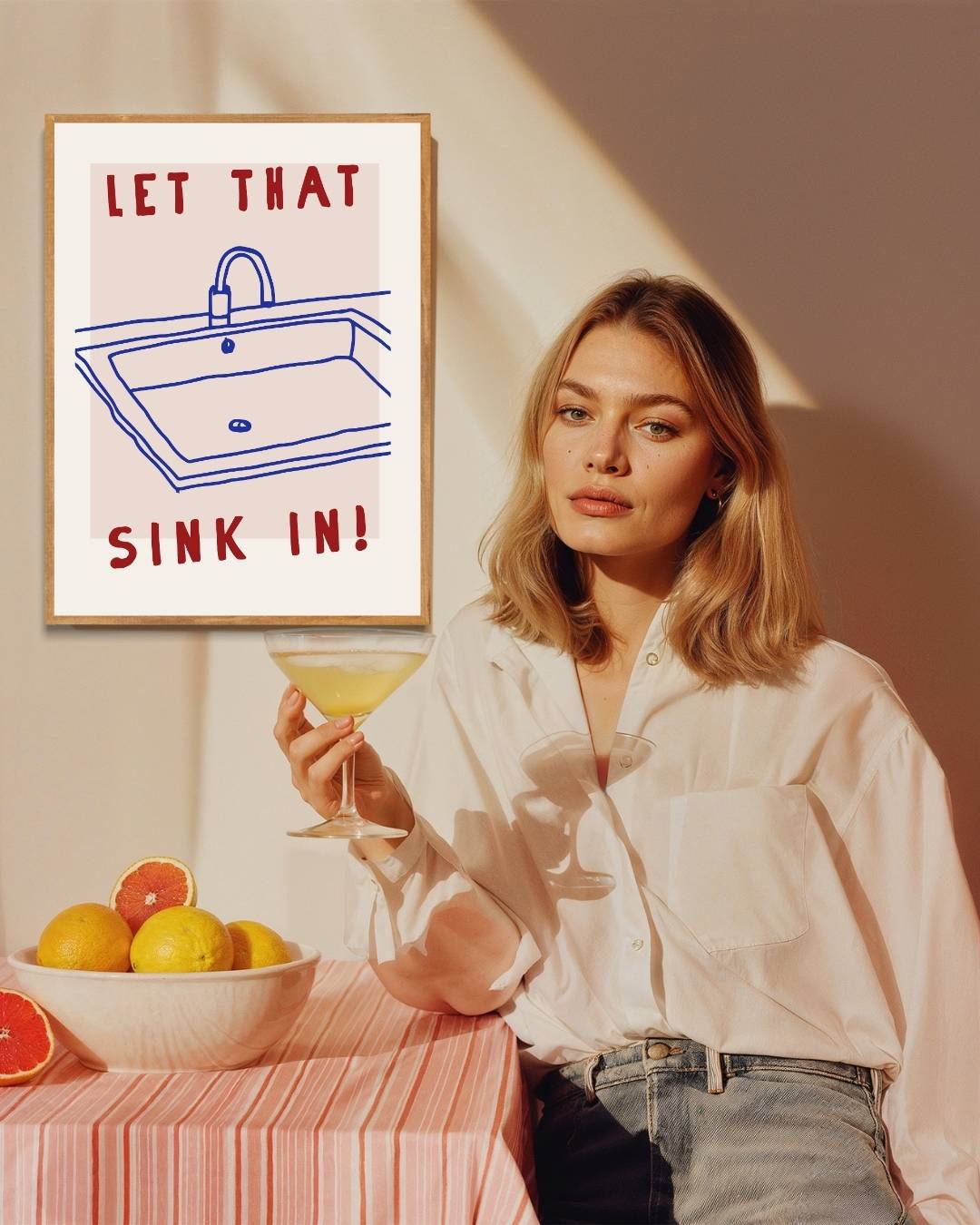 Sink in style Poster