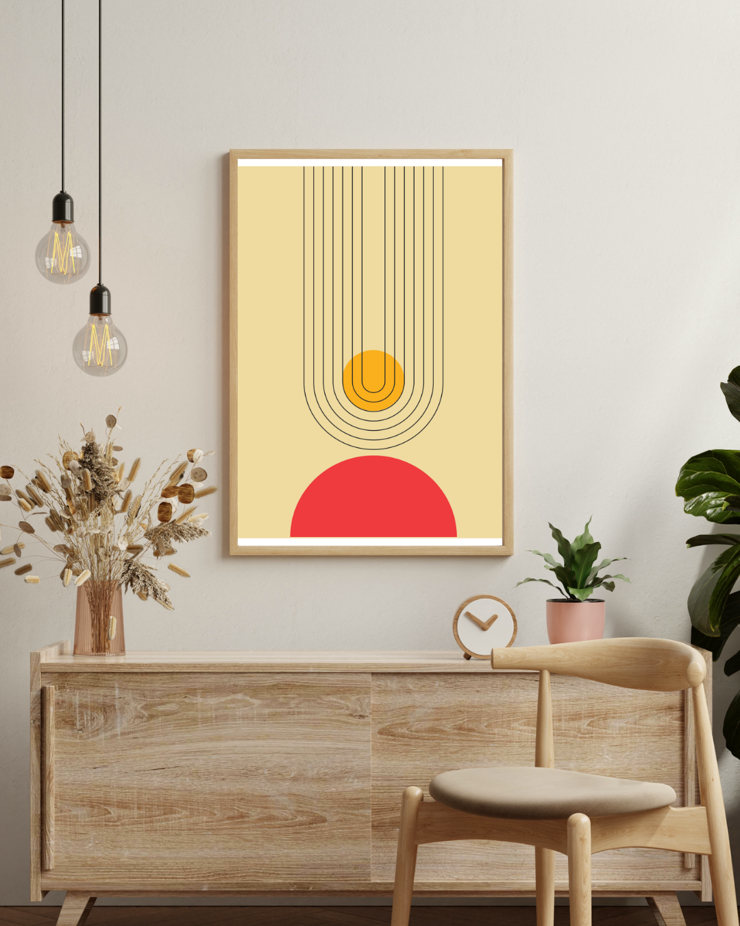 Bauhaus zon Poster