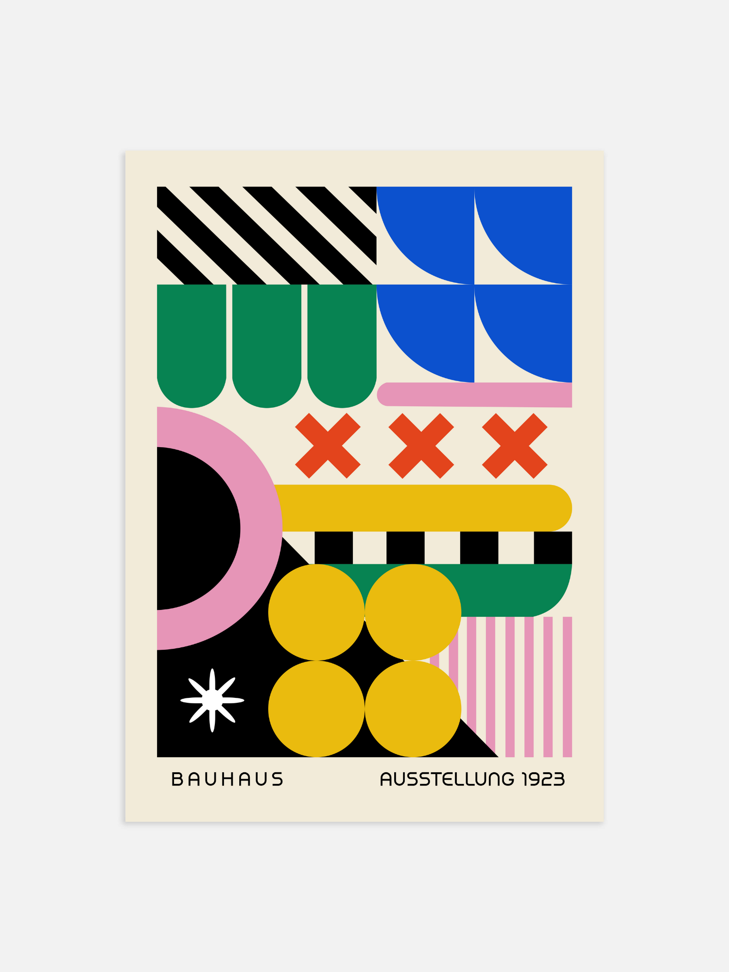 Bauhaus colorful Poster