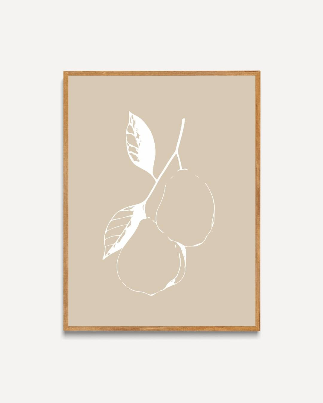 Galerie naturelle peren illustratie Poster