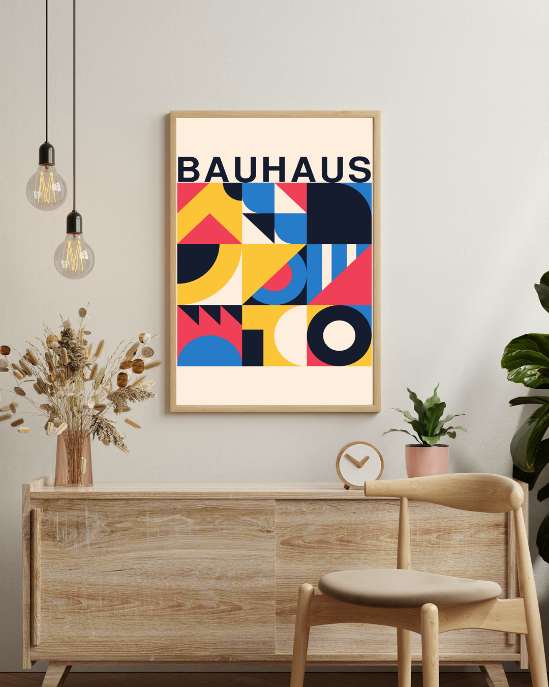 Modernes Bauhaus-Poster