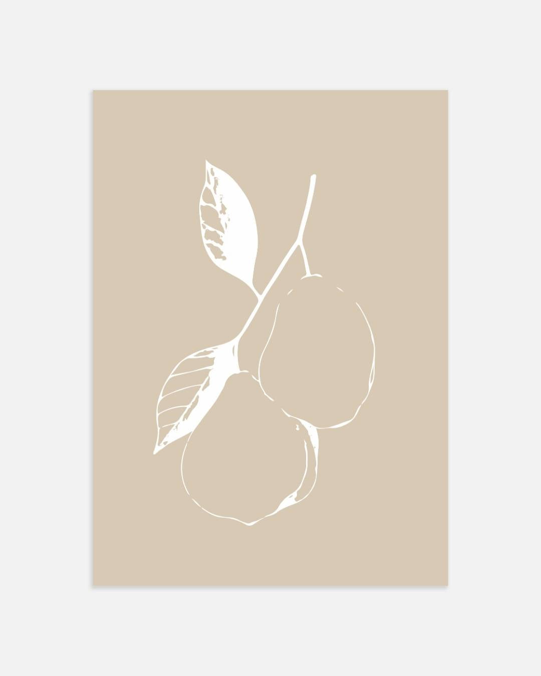 Galerie naturelle peren illustratie Poster