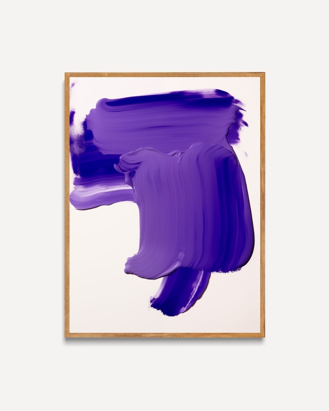 Purple brushstroke Poster 