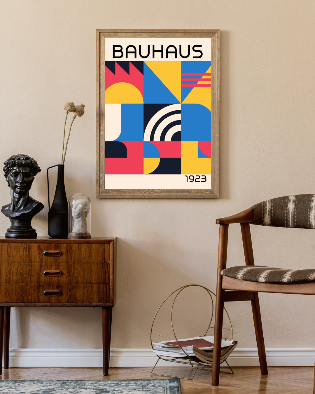 Bauhaus modernes Poster von 1923