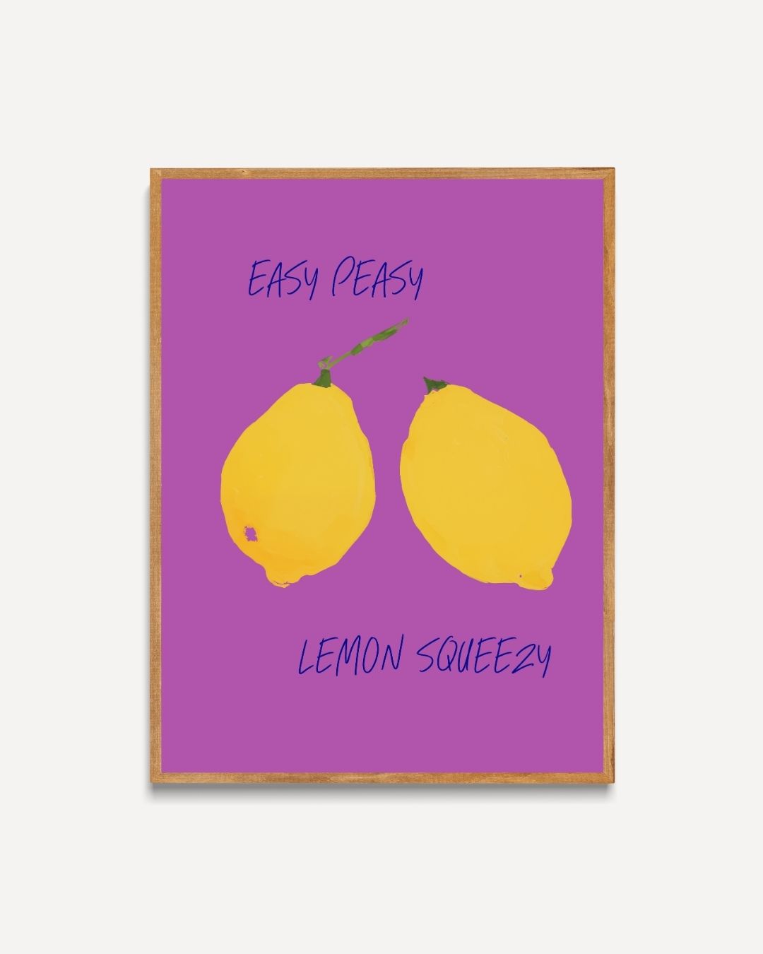 Easy peasy Zitronen-Squeezy-Poster 