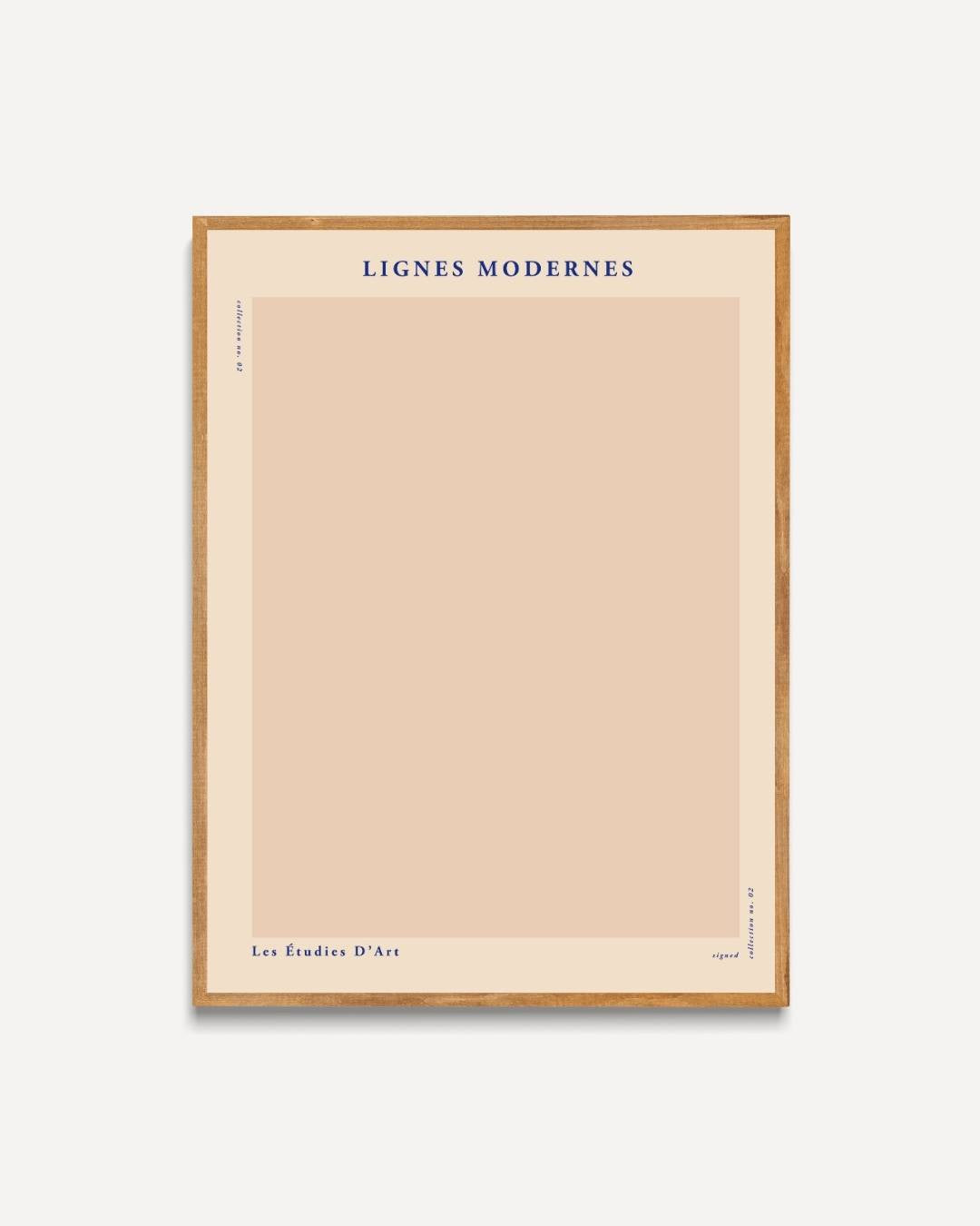 Lignes modernes Poster