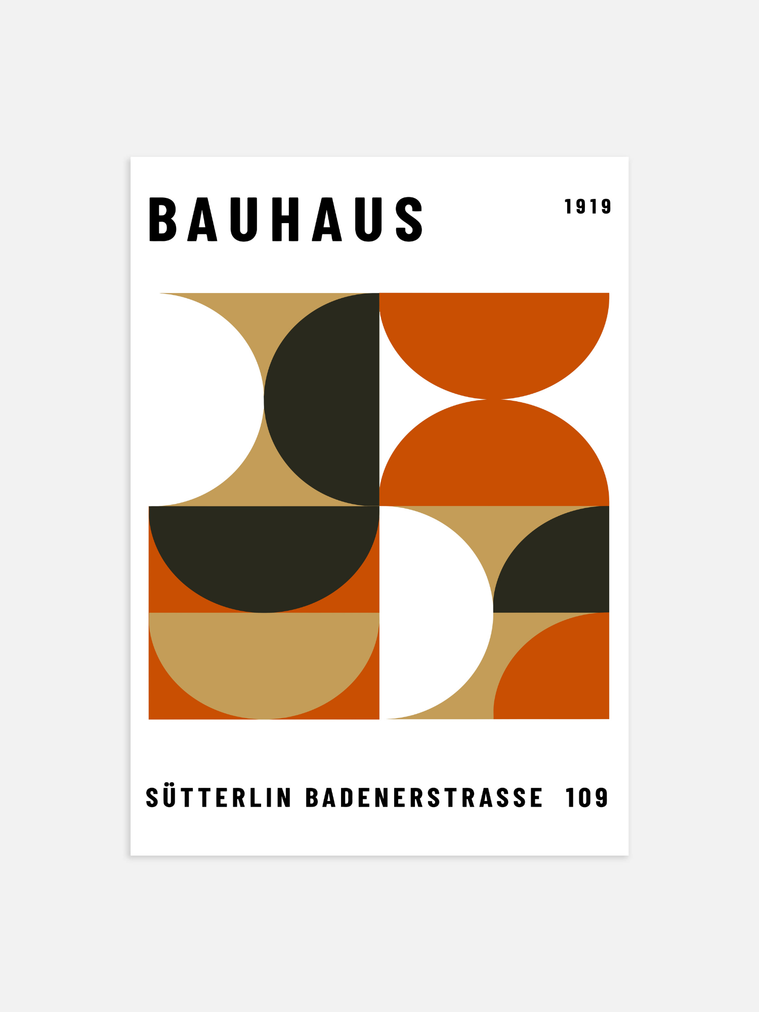 Bauhaus 109 Poster