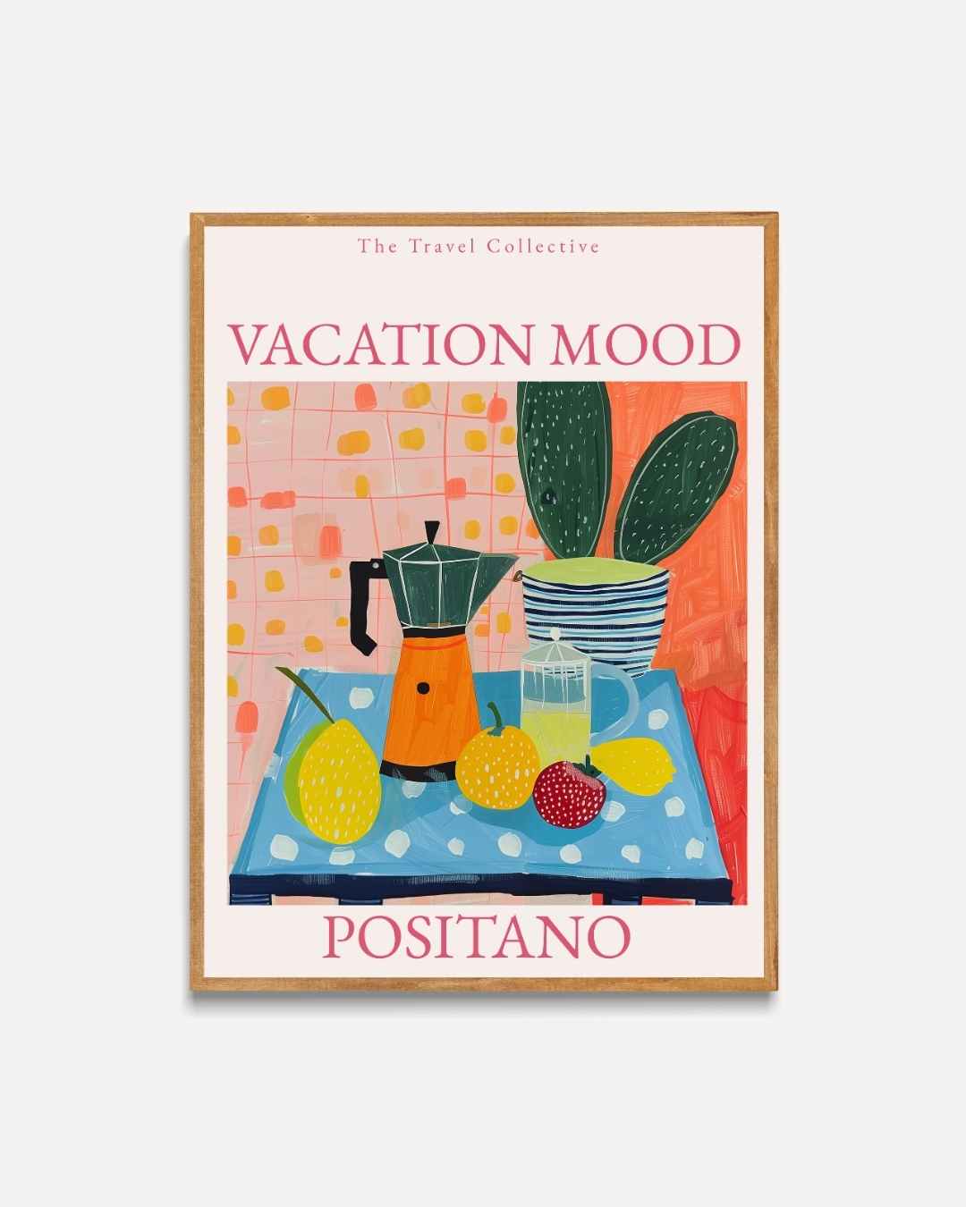 Urlaubsstimmung Positano Poster