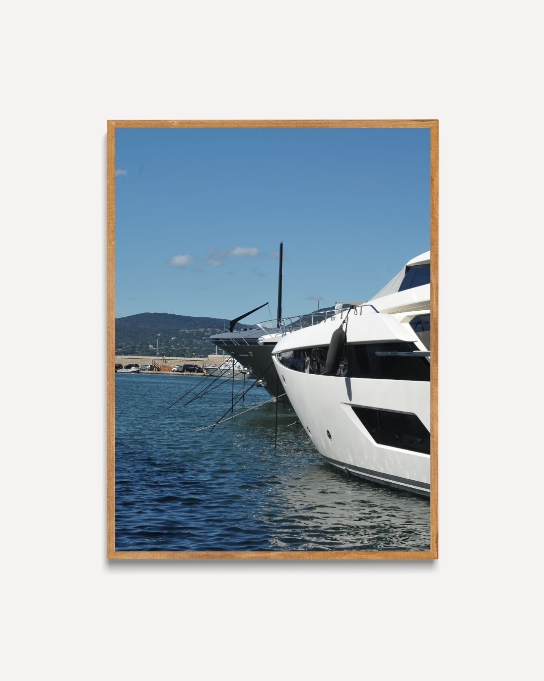 Luxury Yachts Poster