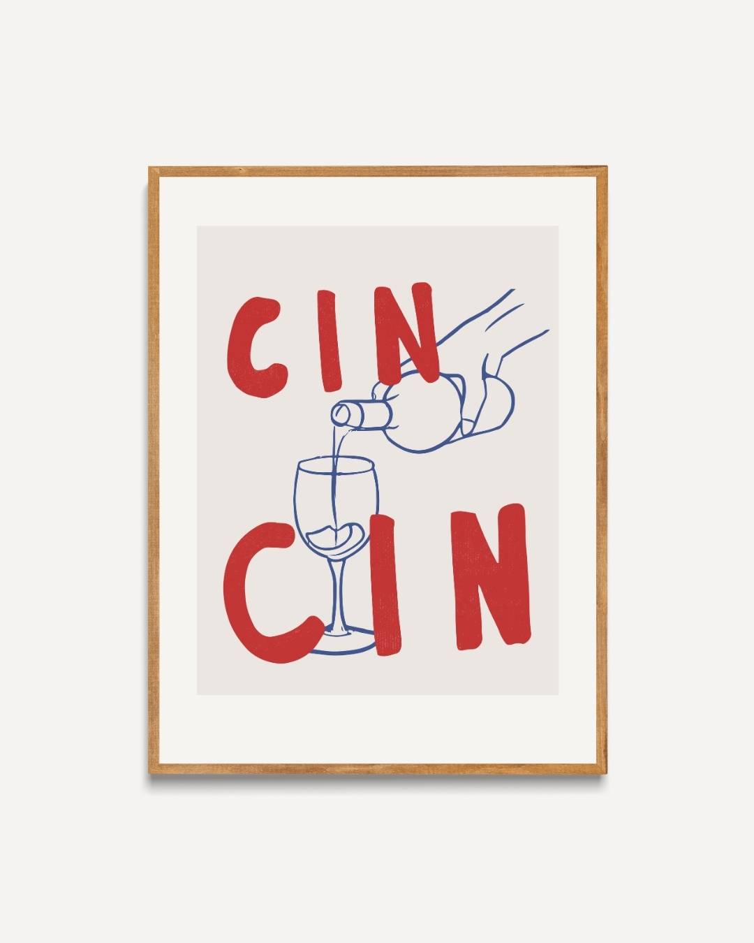 Chin chin cheers poster