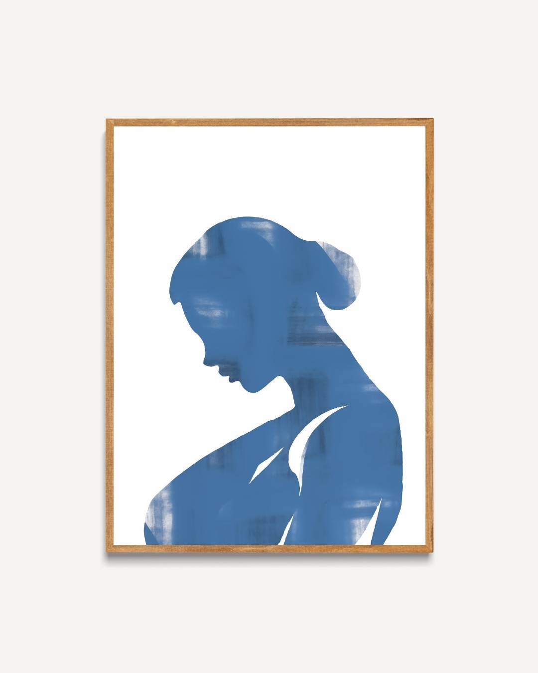 Galerie naturelle vrouwelijke silhouet Poster