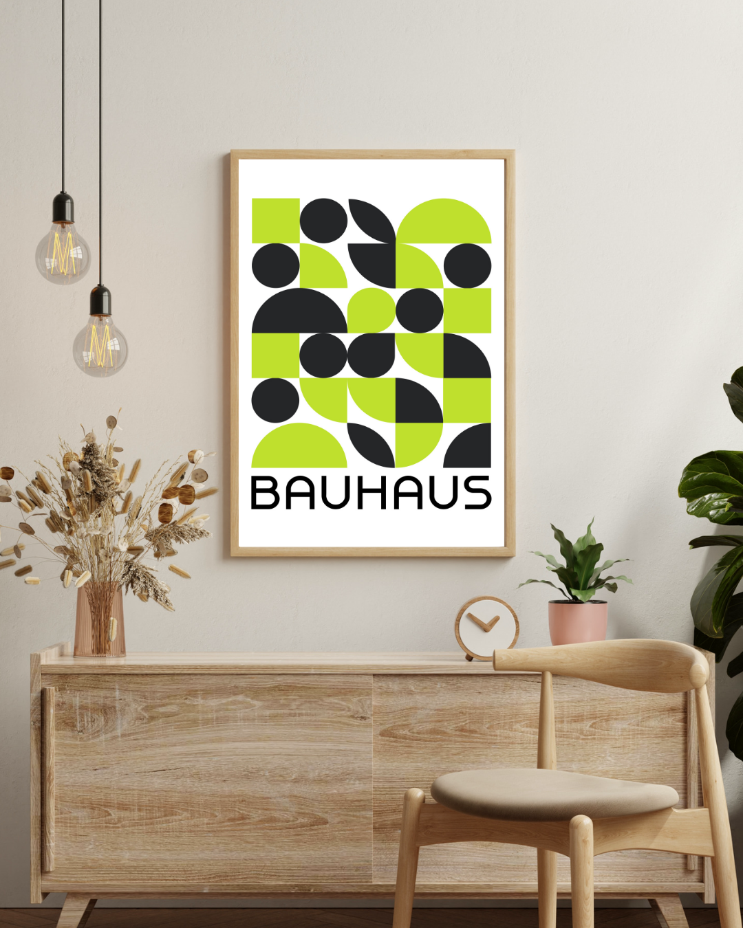 Bauhaus green 1919 Poster