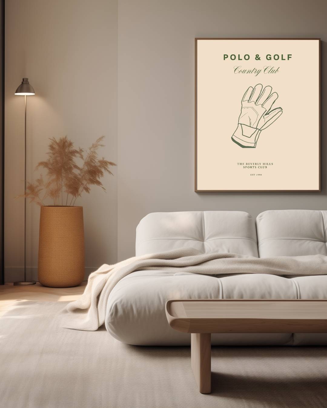 Polo & Golf handschoen Poster