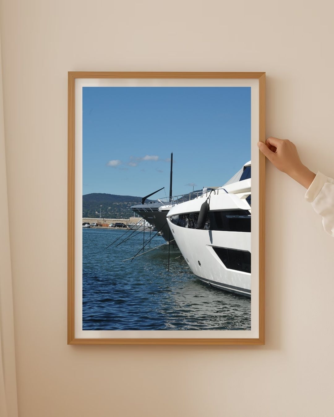 Luxus-Yacht-Poster