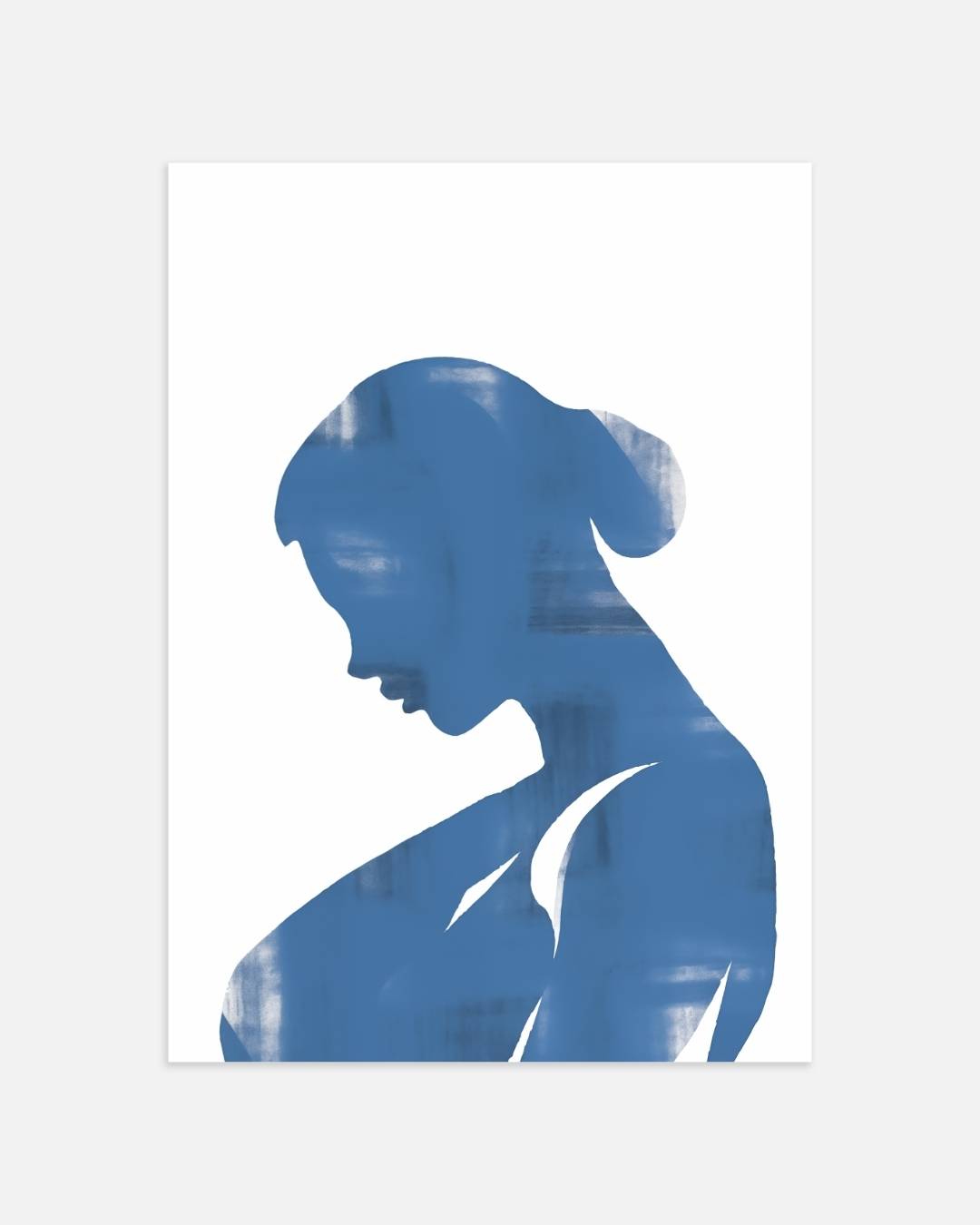 Galerie naturelle vrouwelijke silhouet Poster