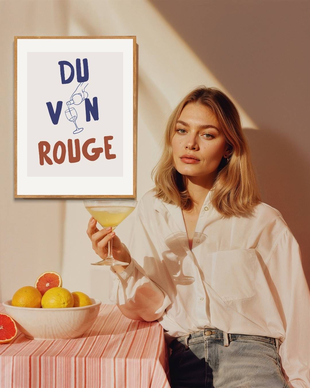 Du Vin Rouge Poster