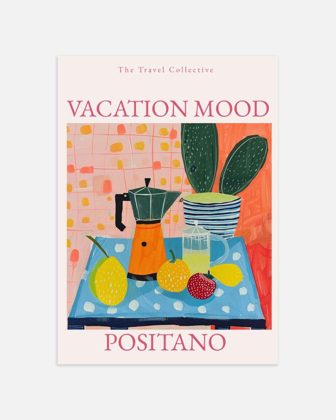 Urlaubsstimmung Positano Poster