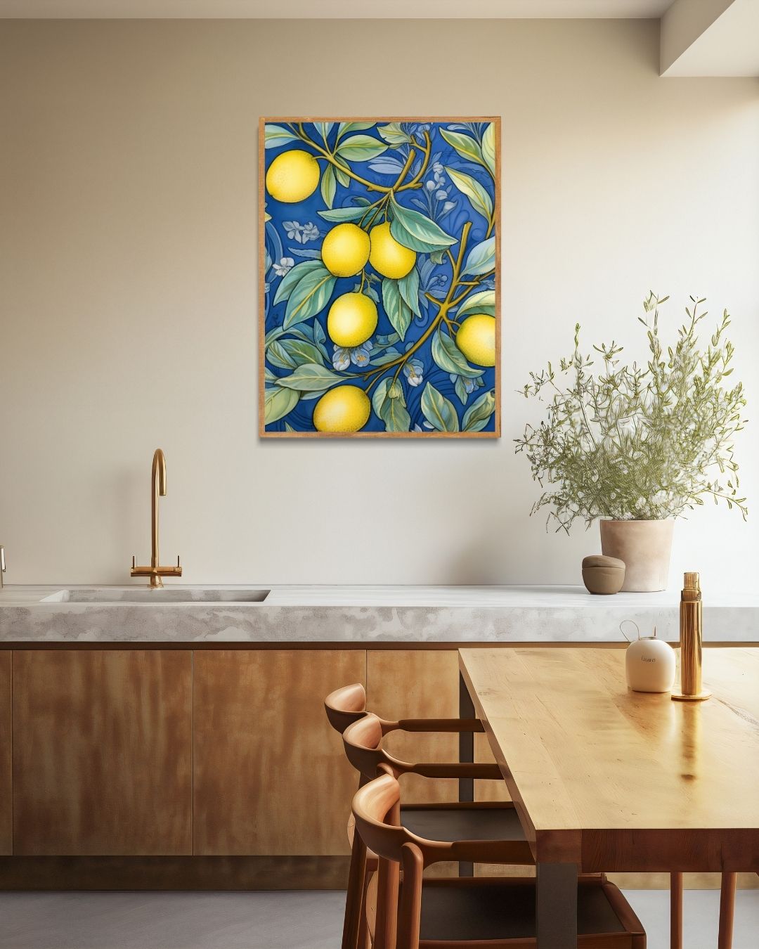 Lemon garden Poster