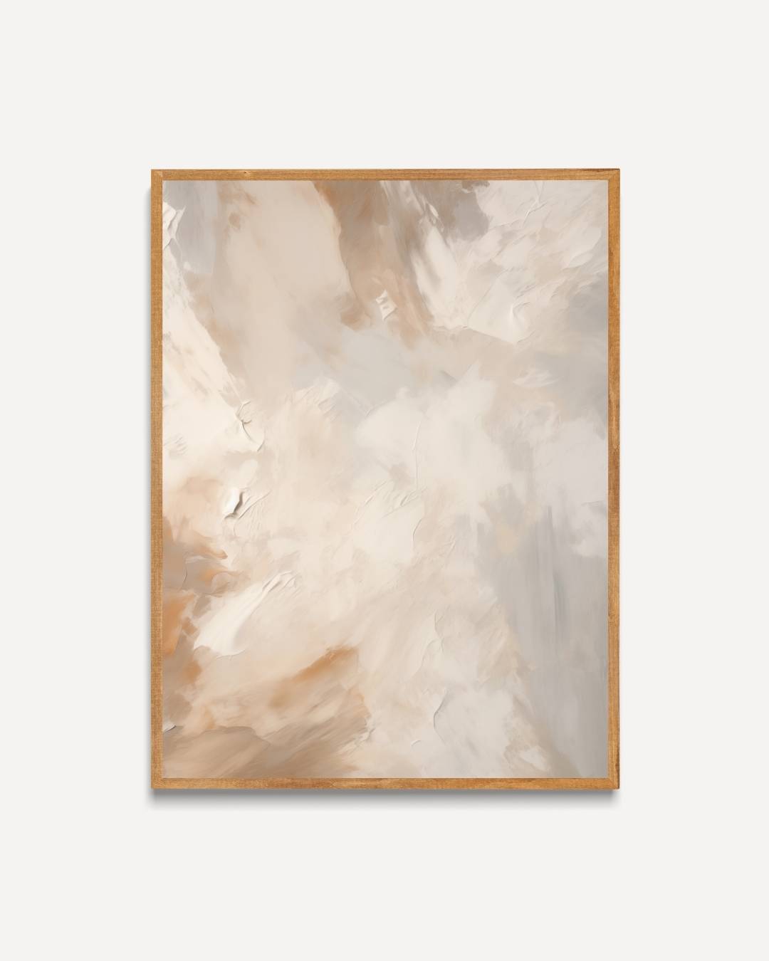 Neutrale tinten abstractie Poster