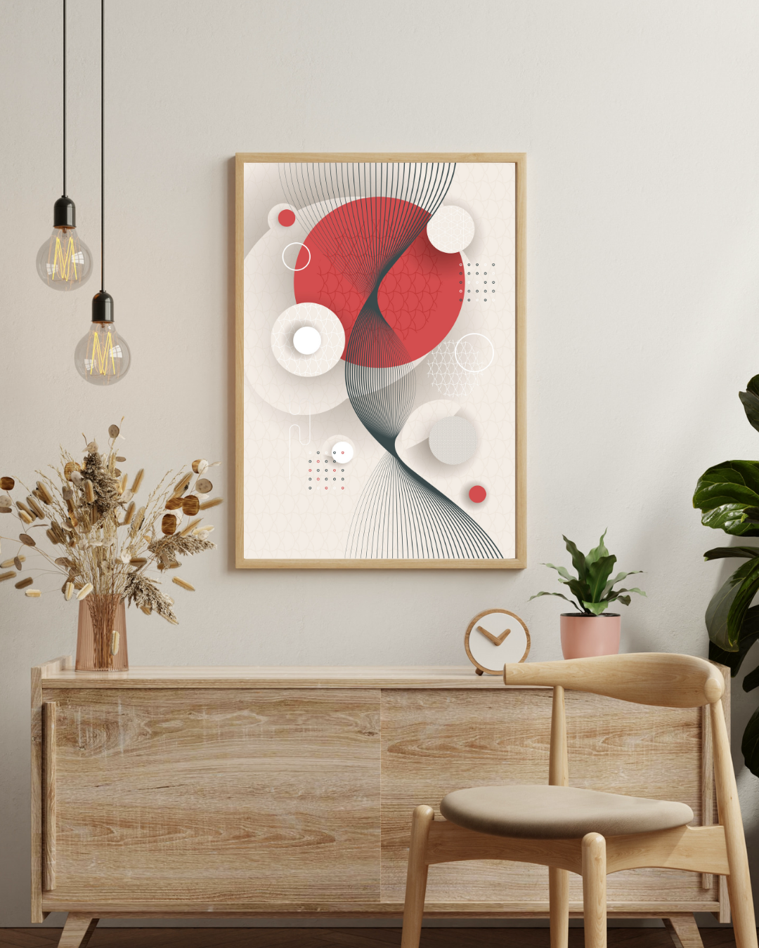 Bauhaus Red Dot Poster