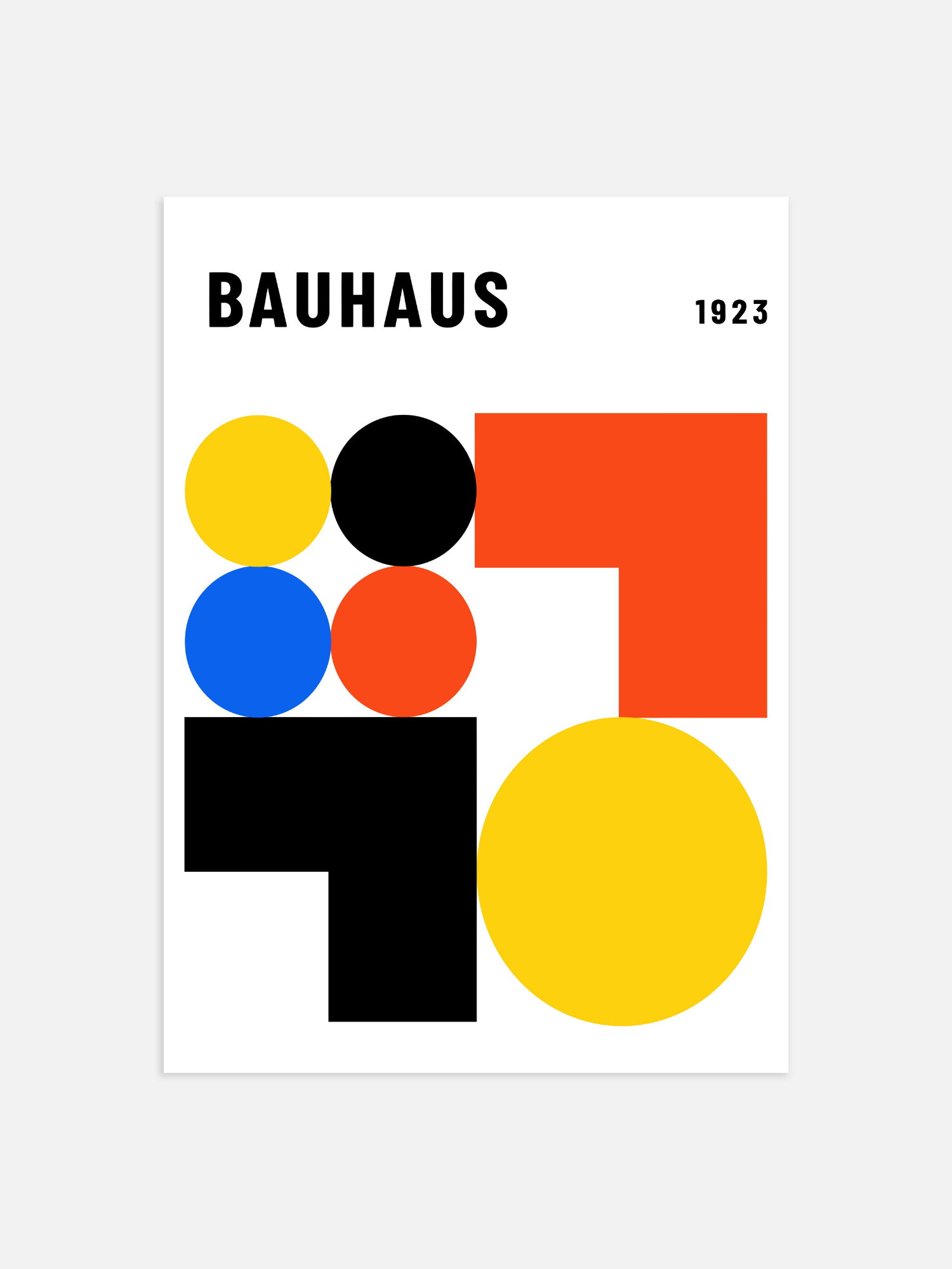 Bauhaus-Plakat von 1923