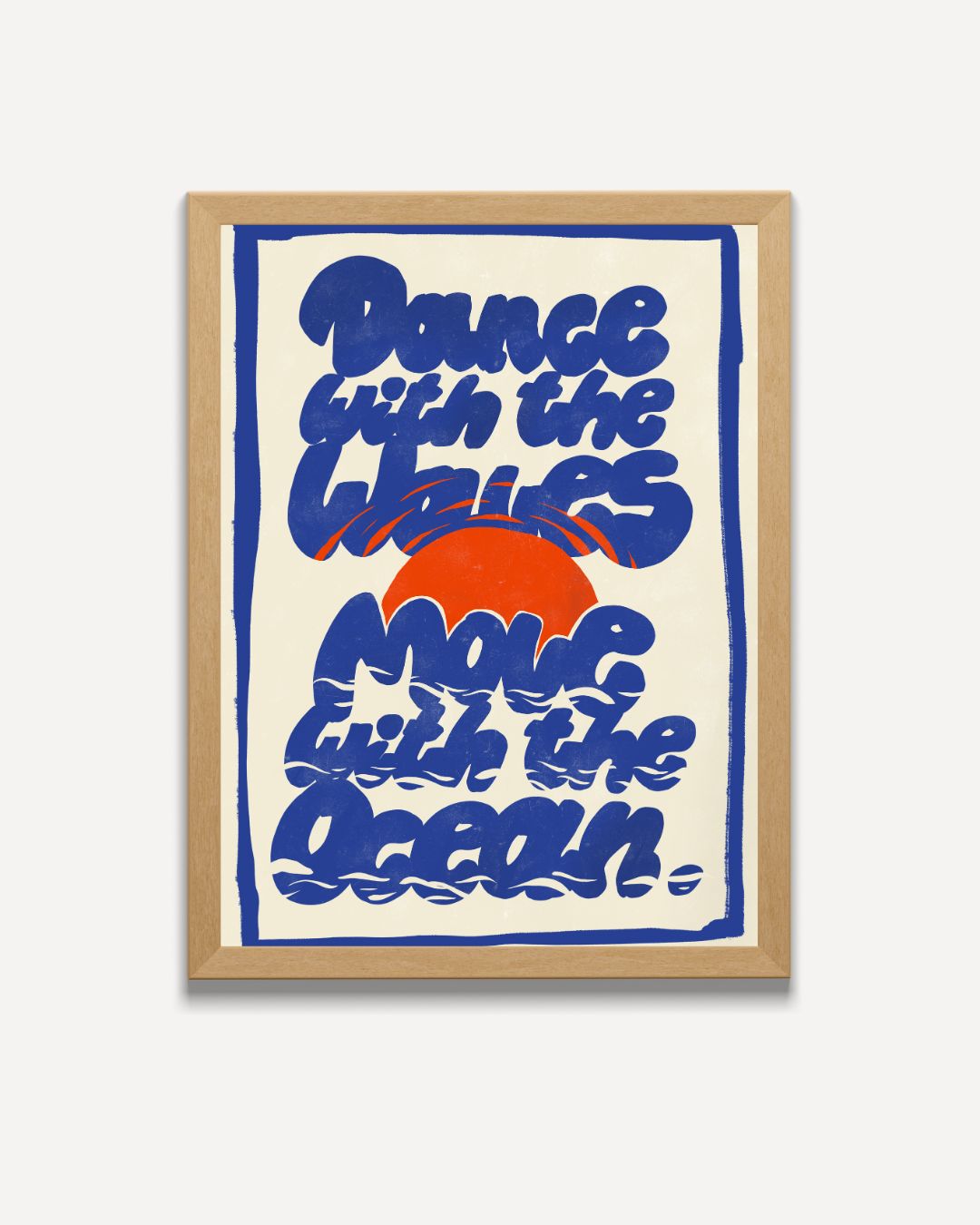 Dance with the Waves Poster